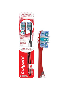 Cepillo de Dientes Colgate 360 Avanzado Blanqueador 2 Piezas