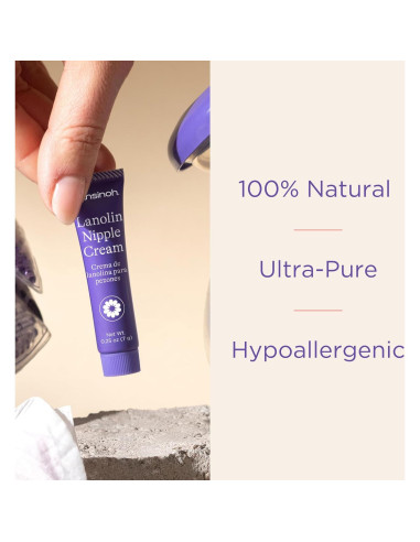 Crema de Pezón de Lanolina Lansinoh 3 Tubos 7.1g - Lactancia