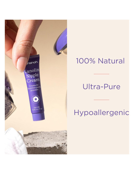 Crema de Pezón de Lanolina Lansinoh 3 Tubos 7.1g - Lactancia