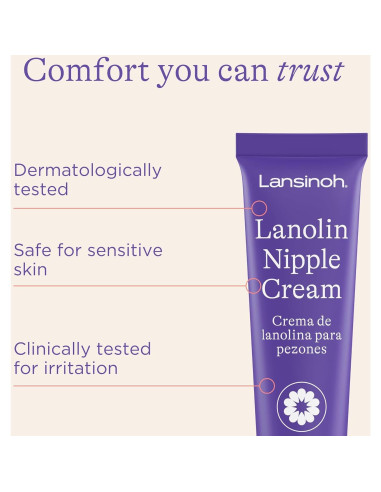 Crema de Pezón de Lanolina Lansinoh 3 Tubos 7.1g - Lactancia