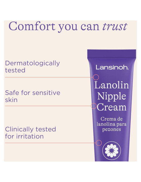 Crema de Pezón de Lanolina Lansinoh 3 Tubos 7.1g - Lactancia