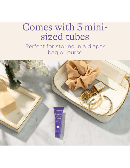 Crema de Pezón de Lanolina Lansinoh 3 Tubos 7.1g - Lactancia