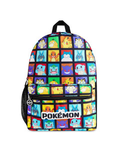 Mochila Escolar Pokemon Pikachu 40x28x10 cm para Niños