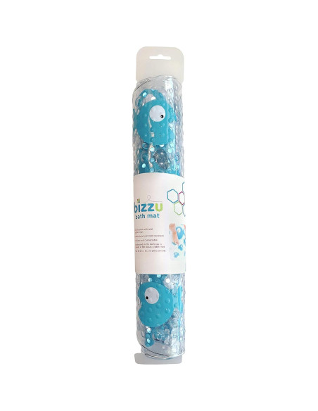 Alfombrilla de Baño Antideslizante Bizzu Grande Pez Azul