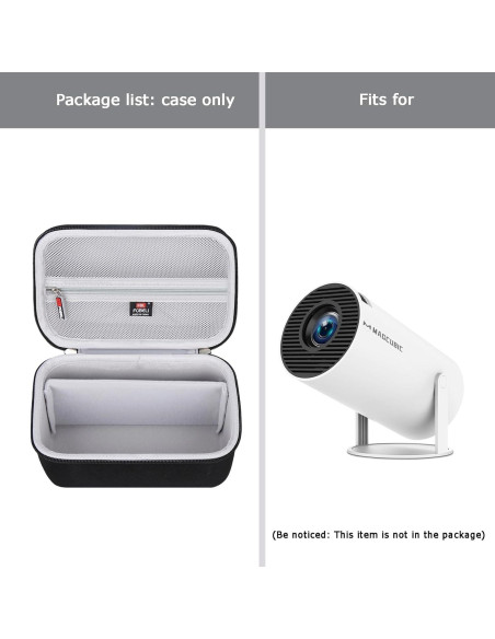 Funda Dura de Viaje FBLFOBELI para Proyector Mini 4K 1080P