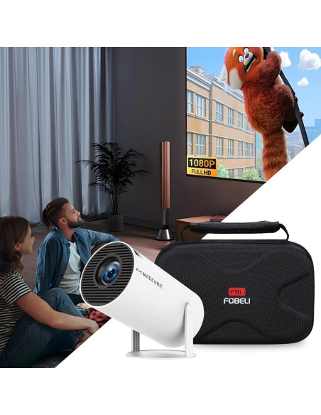 Funda Dura de Viaje FBLFOBELI para Proyector Mini 4K 1080P