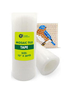 Cinta Adhesiva Transparente para Azulejos Alanson 30.48 cm