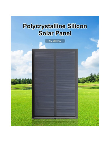Paneles Solares Policristalinos FellDen 5V 200mA 5PCS