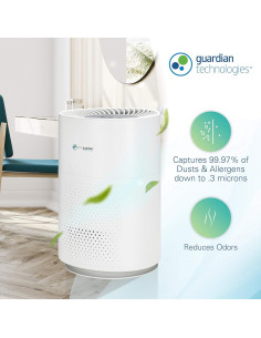Purificador de Aire GermGuardian AC4200W HEPA 99.97% Blanco 2
