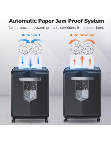 Destructora de papel Bonsaii C149-C, corte cruzado 18 hojas