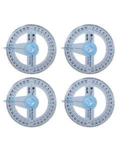 Paquete de 4 Transportadores de 360 Grados Urjumpea