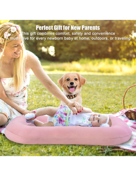 Cojín para Bebé Saanerueen Azul Suave y Lavable 0-12 Meses Cojín para Bebé Saanerueen Azul Suave y Lavable 0-12 Meses