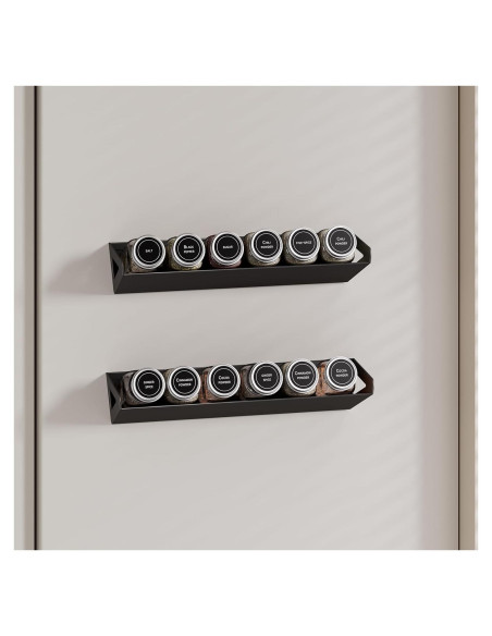 Estantes magnéticos para especias FEZHI - 2 unidades - Cocina