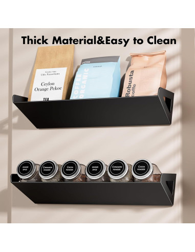 Estantes magnéticos para especias FEZHI - 2 unidades - Cocina