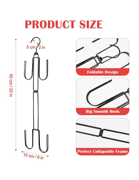 Organizador de Sombreros Plegable Homivale, Soporta 40 Gorras