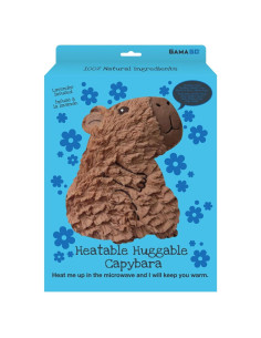 Almohadilla Térmica Capibara Huggable - 27.94 cm - Alivio Calambres