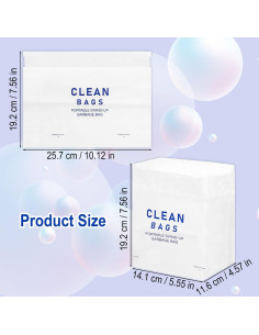 Bolsas de Basura Desechables Klyuqoz 60 Unidades 2.86L 2