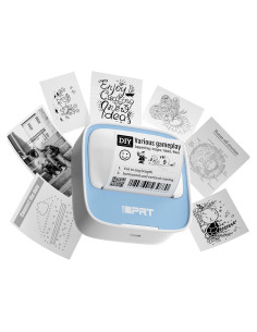 Impresora Térmica Portátil iDPRT S1 Bluetooth con Papel