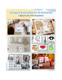 Impresora Térmica Portátil iDPRT S1 Bluetooth con Papel 2