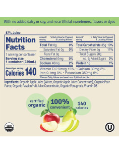 Batido de Lactancia Sweetie Pie Organics Manzana Pera 4 Pack 2