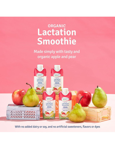 Batido de Lactancia Sweetie Pie Organics Manzana Pera 4 Pack