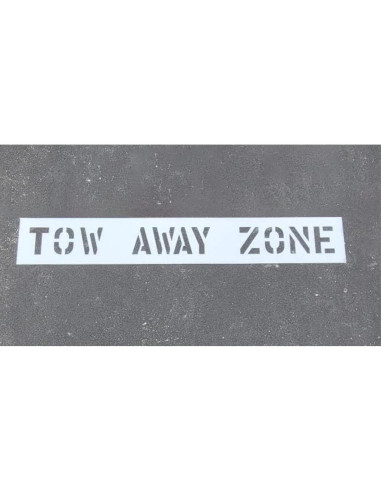 Paquete de 2 Plantillas de Zona de Remolque 6" Marketing Holders