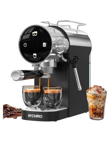 Máquina de Espresso AYCHIRO US-GK-1511-N01 20 Bar con Espumador