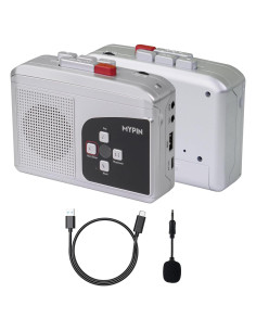 Grabadora de Cinta Estéreo Portátil MYPIN, Convierte a MP3