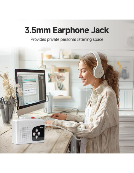 Grabadora de Cinta Estéreo Portátil MYPIN, Convierte a MP3