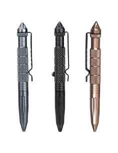 Bolígrafo Táctico Reizteko con Rompedor de Cristales - Set 3 Piezas