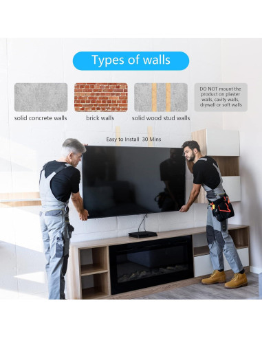 Soporte de Pared para TV de Esquina FORGING MOUNT 13-43"