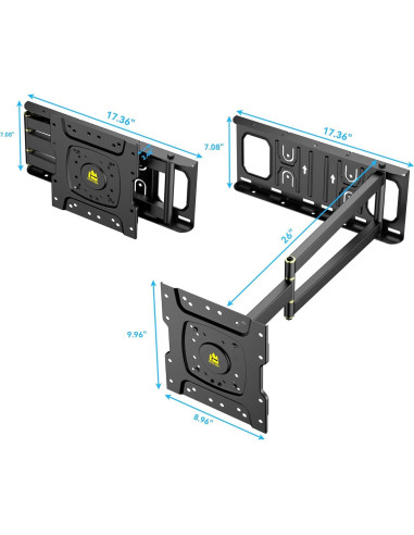 Soporte de Pared para TV de Esquina FORGING MOUNT 13-43"
