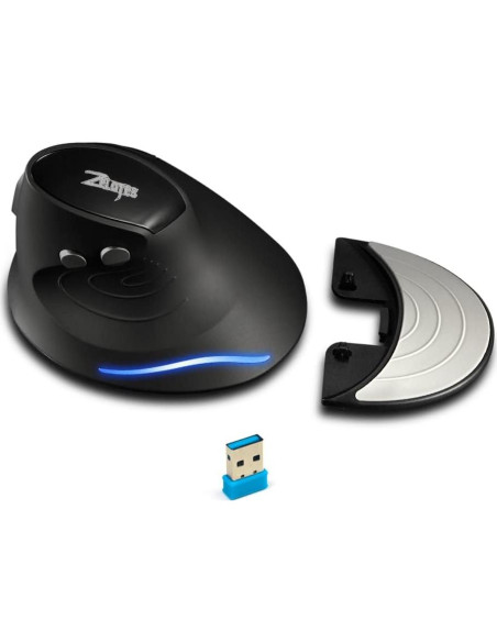Mouse Vertical Inalámbrico Zelotes F17, 2400 DPI, Ergonómico Mouse Vertical Inalámbrico Zelotes F17, 2400 DPI, Ergonómico