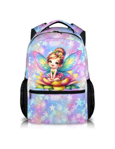 Mochila Escolar para Niñas Hadas 30.5x13.7x43.2 cm