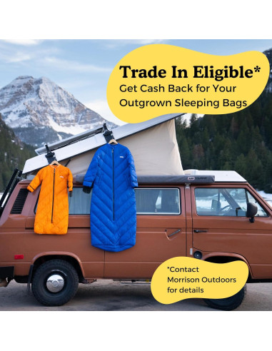 Saco de dormir para niños Morrison Outdoors 20 C Rojo Lava
