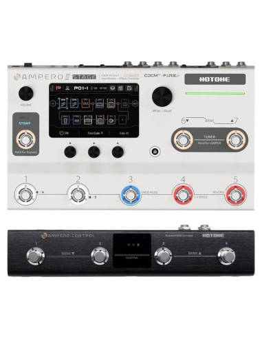 Procesador de Efectos HOTONE Ampero II Stage + Controlador MIDI