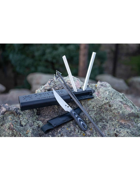 Afilador Spyderco Tri-Angle Premium con DVD y piedras cerámicas