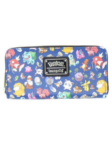 Billetera Loungefly Pokémon Primera Generación 20x10cm