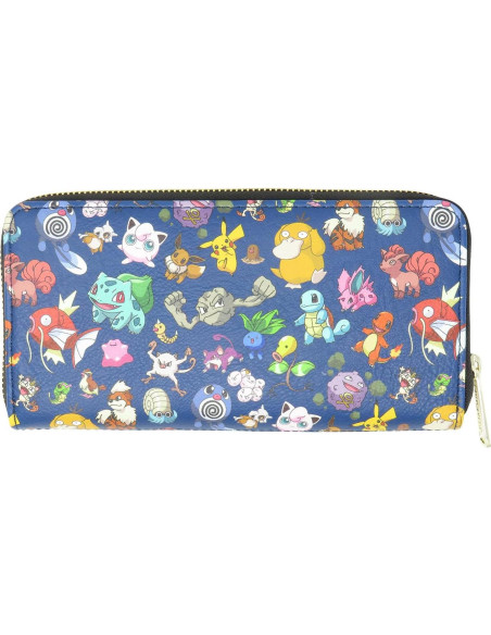 Billetera Loungefly Pokémon Primera Generación 20x10cm