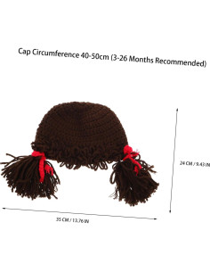 Gorro Beanie para Niñas Ipetboom Diseño Adorable Multi 2