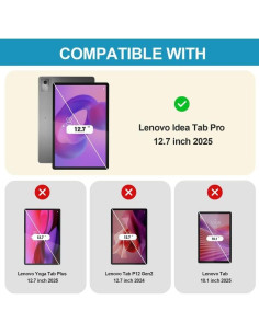 Funda ProCase para Lenovo Idea Tab Pro 12.7" 2025 - Negro 2