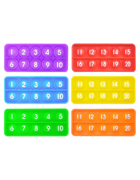 Tablero Pop Antiestrés 6 Pack Anemeeoke 20 Cuadros Educativo