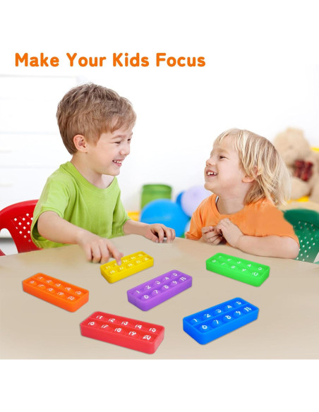 Tablero Pop Antiestrés 6 Pack Anemeeoke 20 Cuadros Educativo