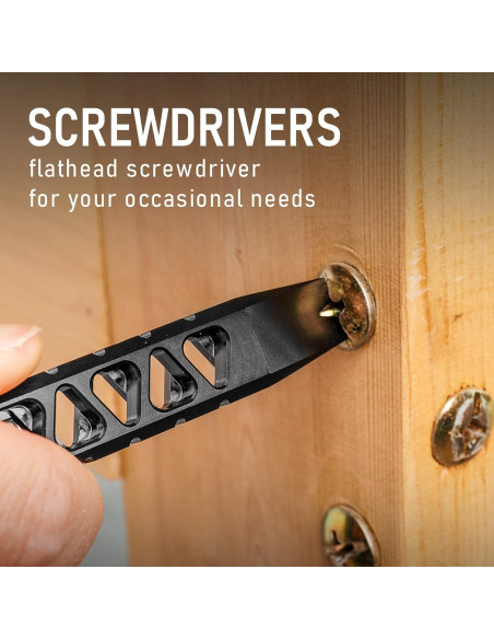 Barra de palanca EDC TISUR de titanio, 11.1 cm, herramienta multitool