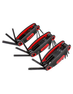 Juego de Llaves Hexagonales Plegables Amazon Basics 3 Pzas