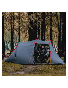 Carpa para 2 Personas StableEase Gris Impermeable para Camping