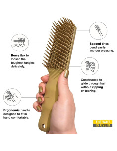 Cepillo Desenredante PuffCuff TangleMaster para Cabello Rizado 2