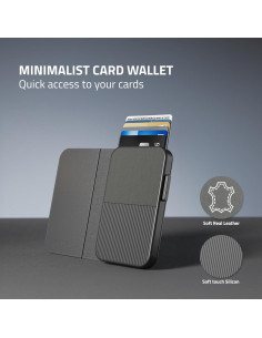 Billetera Slim Fidelo para Hombres - Holder de Tarjetas RFID 2