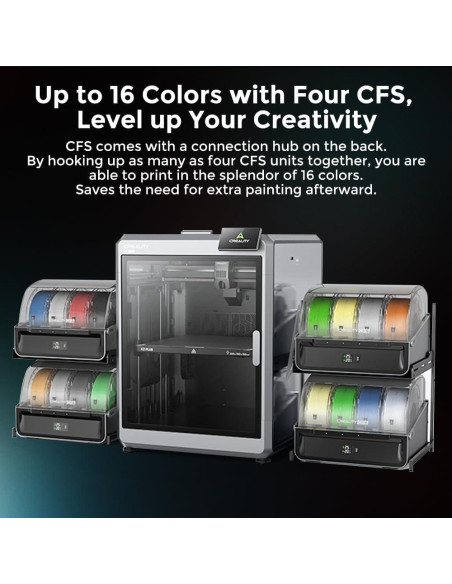 Kit de Accesorios CFS Creality para Impresoras 3D K1 - Multicolor