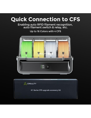 Kit de Accesorios CFS Creality para Impresoras 3D K1 - Multicolor